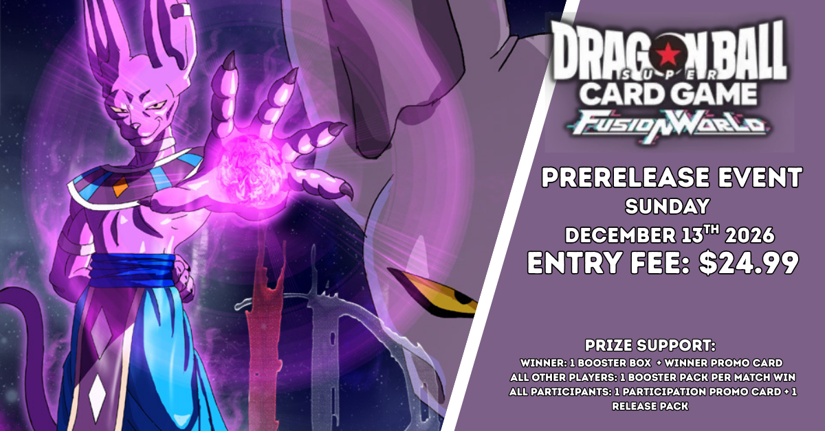 dragon ball super card game events Dragon Ball Super Card Games Fusion World – FB12 Release Event